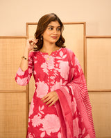 Womens Chudidhar Pink