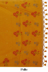 Yellow Elegant festive drape
