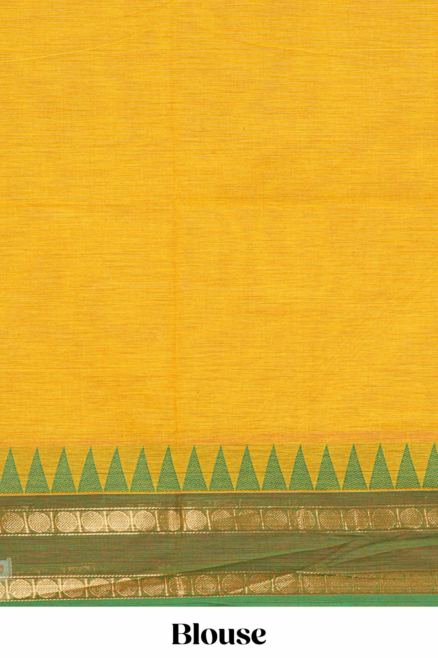 Yellow casual chettinad cotton saree