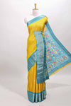 Yellow viscose dola silk