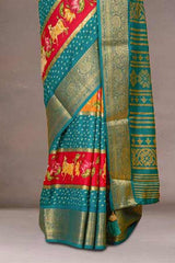 Zari pallu silk