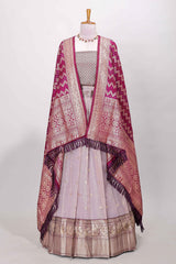 Zari woven traditional ensemble