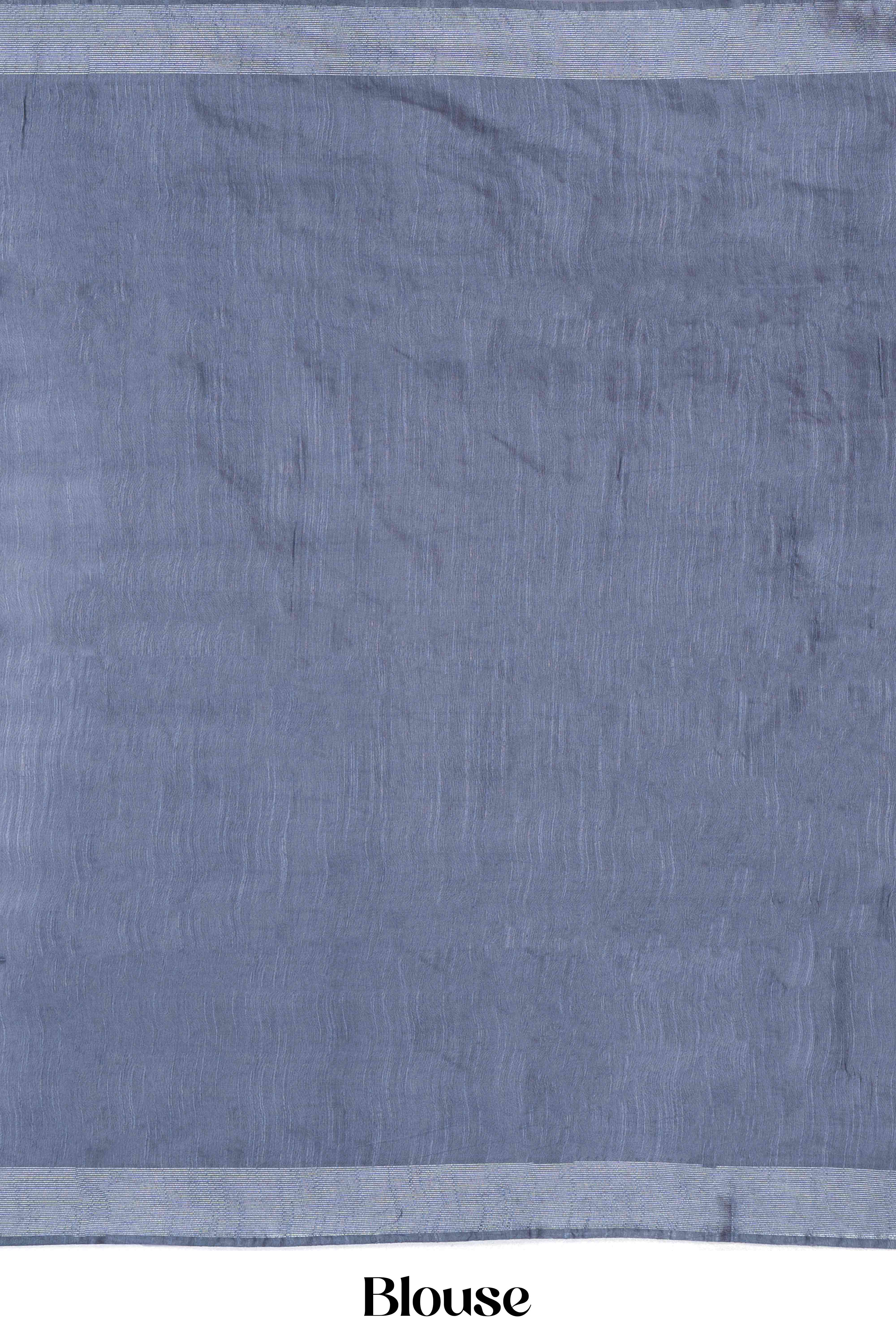 blouse in single colour grey
