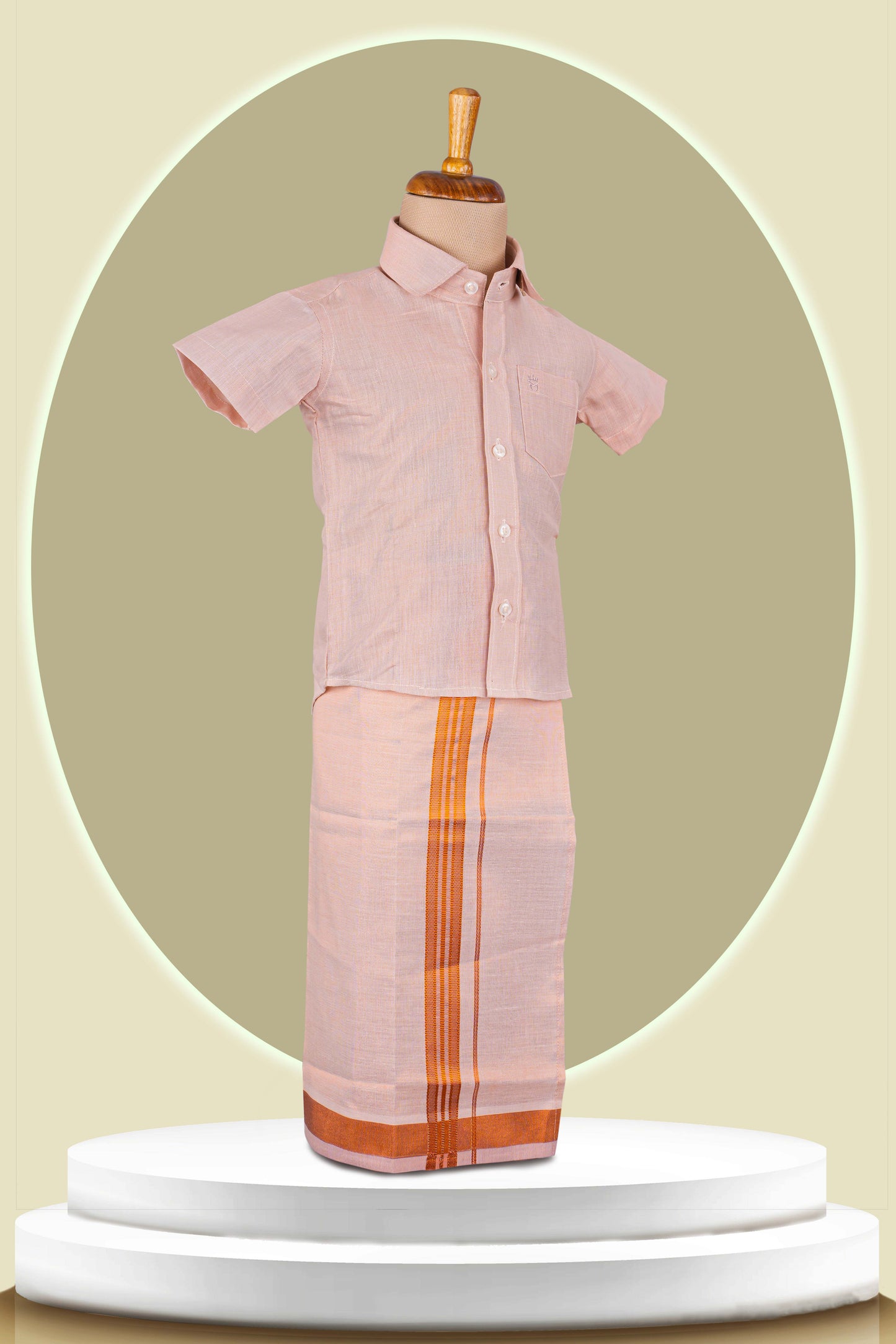 copper fancy dhoti