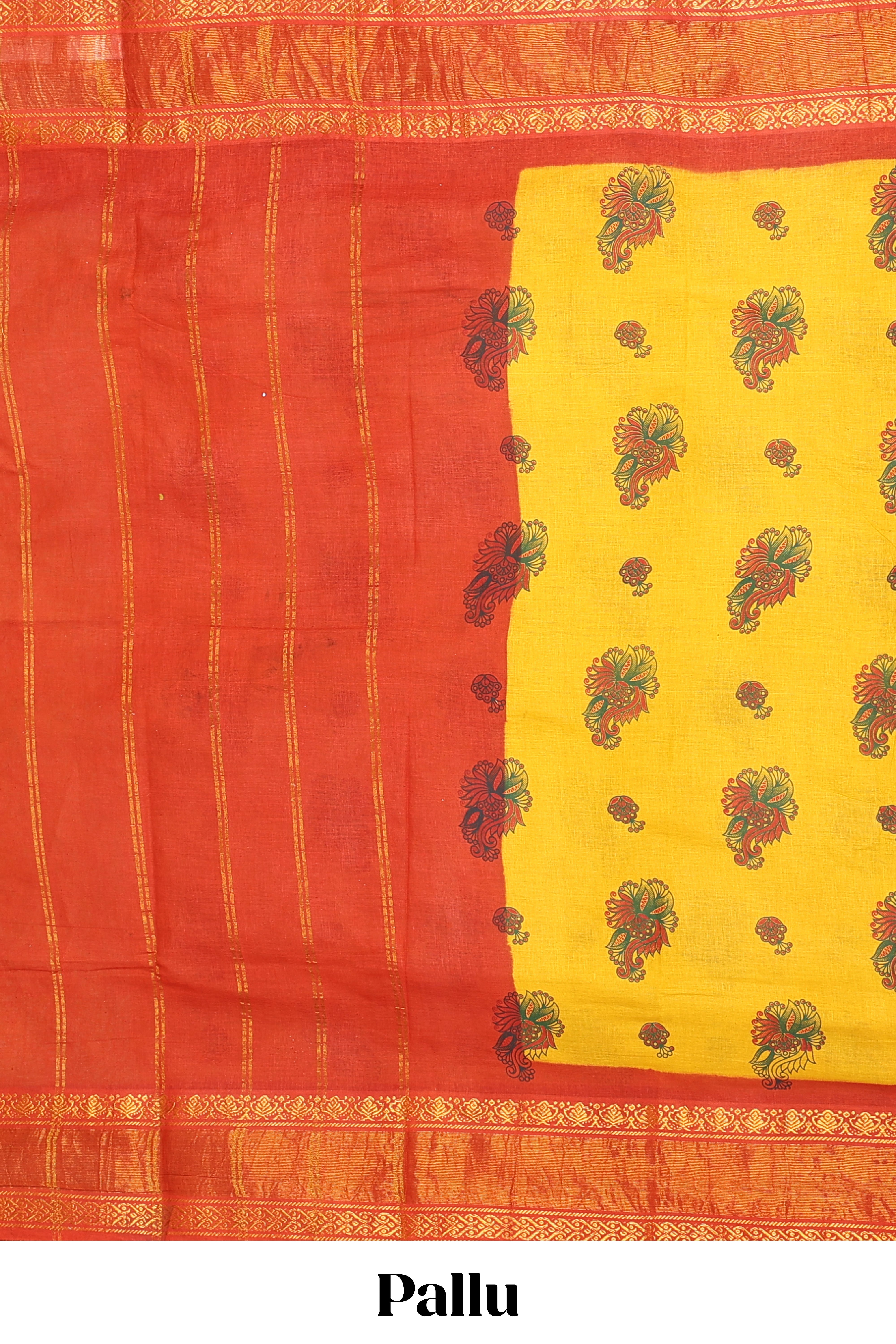 decorative pallu design allover butta motifs