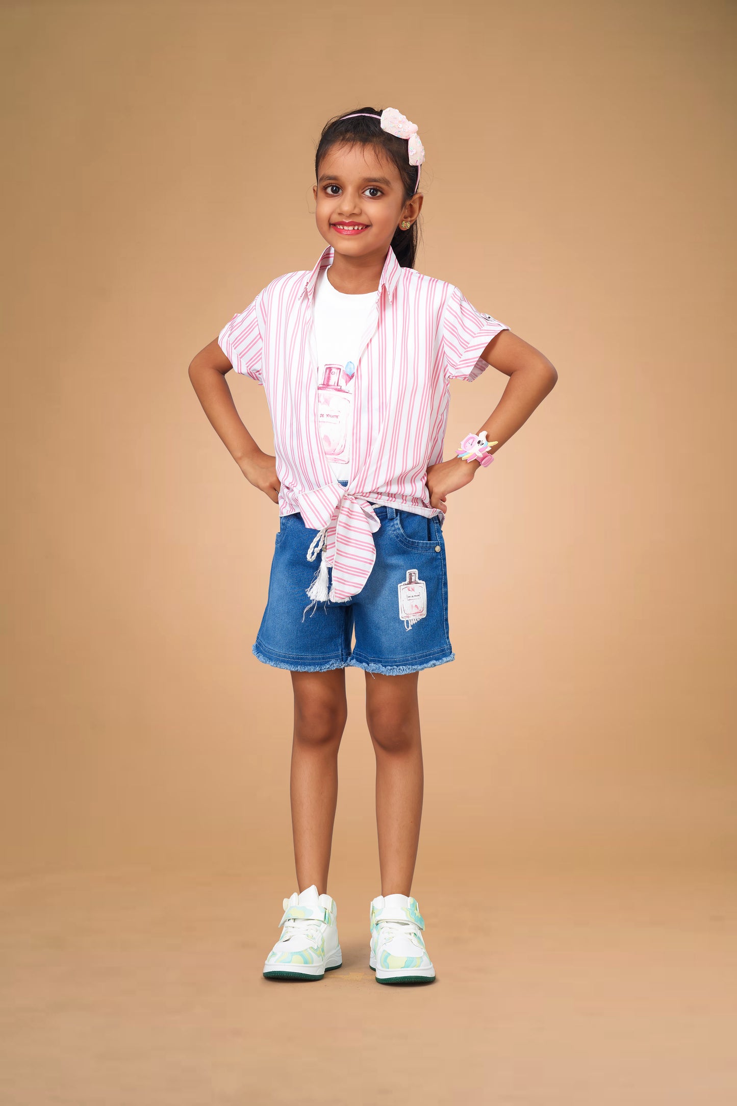 kids pink fashion dress