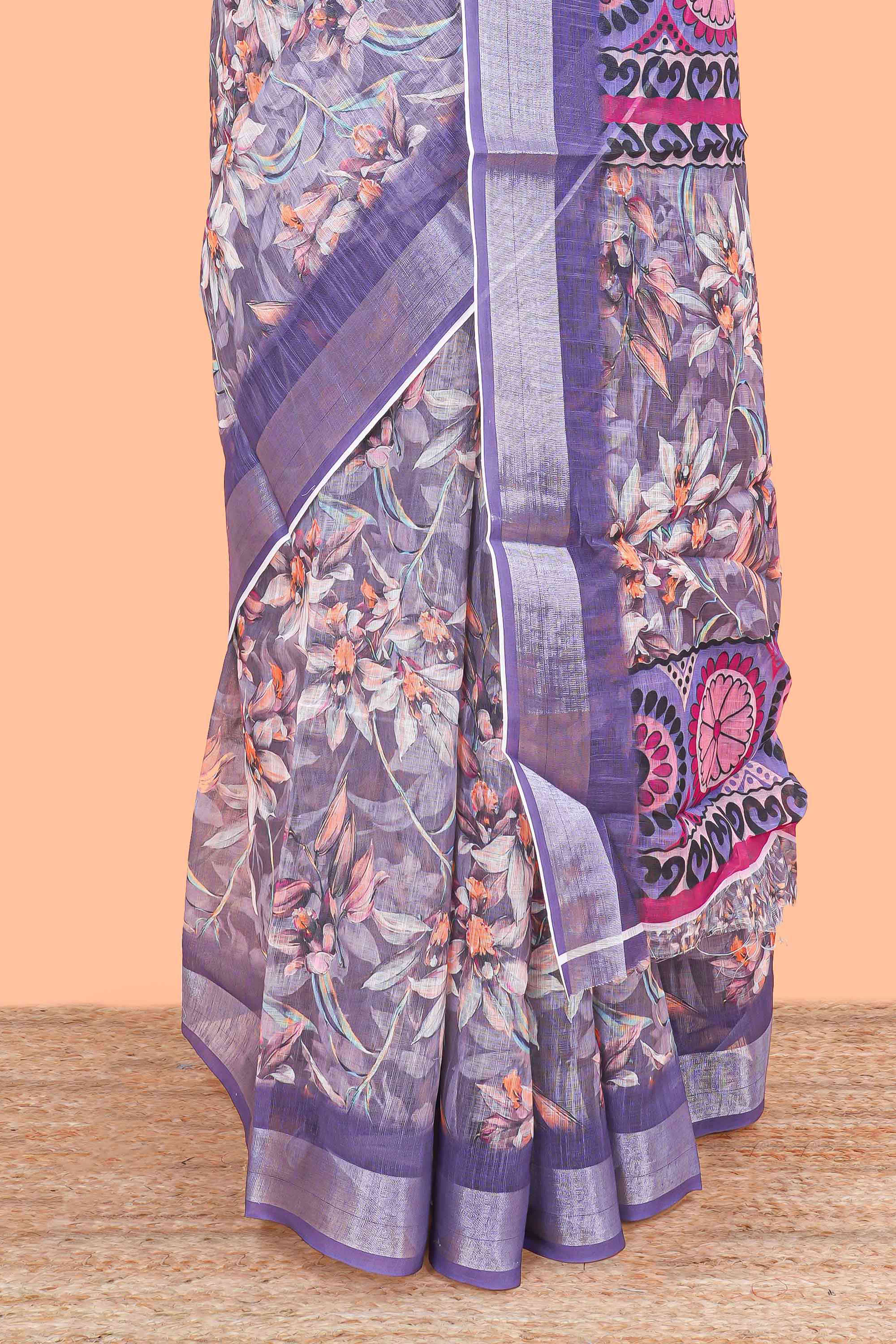 linen cotton festive sares
