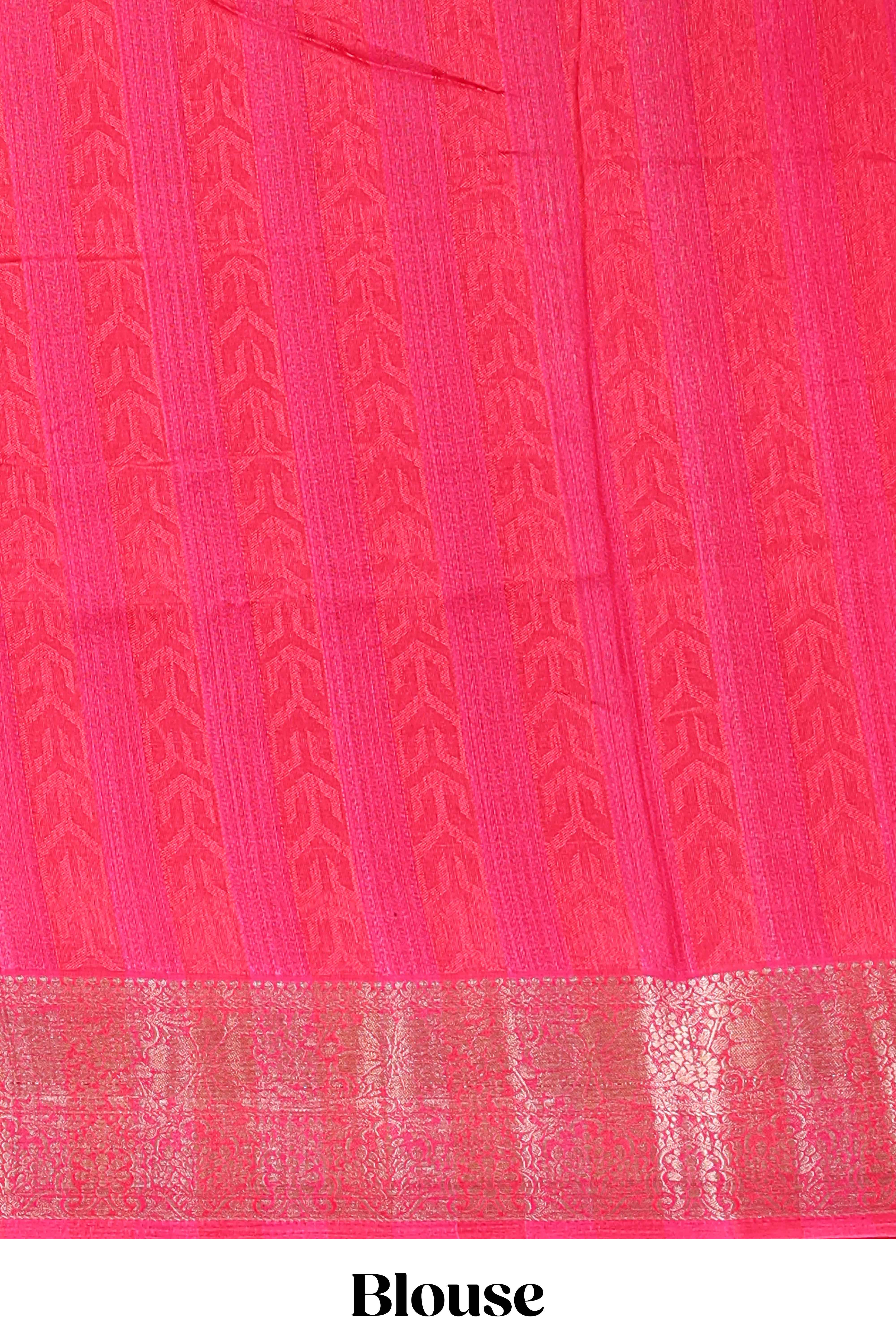 matching pink blouse