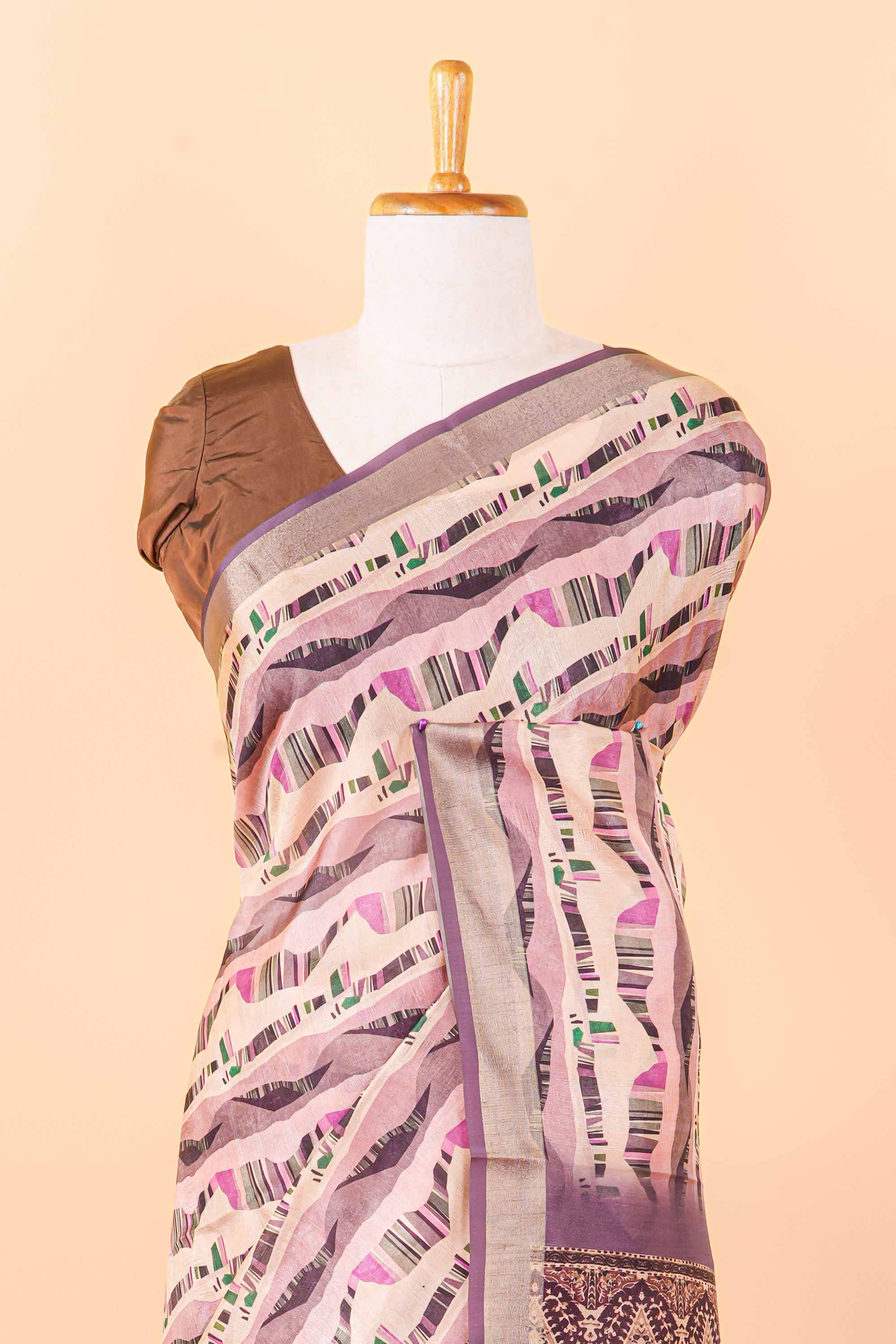 multi color saree