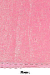 pink color saree
