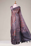 saree with Multicolor lines