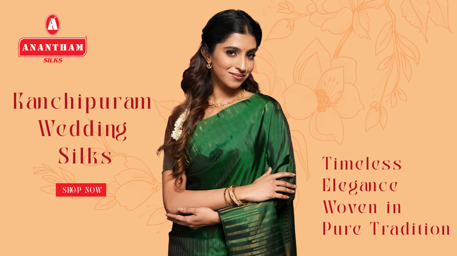 Kanchipuram Wedding Silks :&nbsp; Timeless Elegance Woven in Pure Tradition