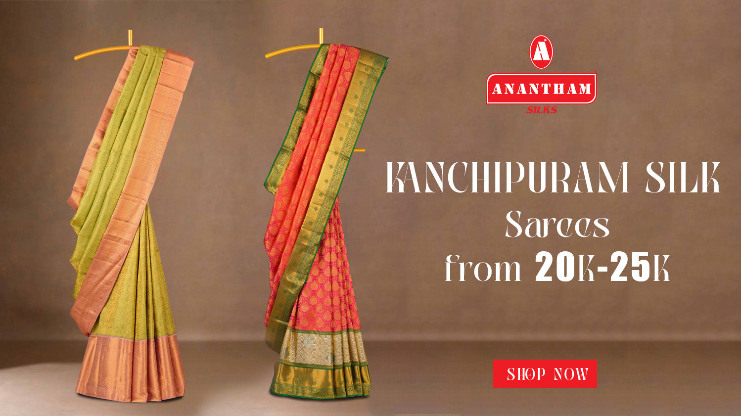 Kanchipuram Silk Sarees from 20K – 25K