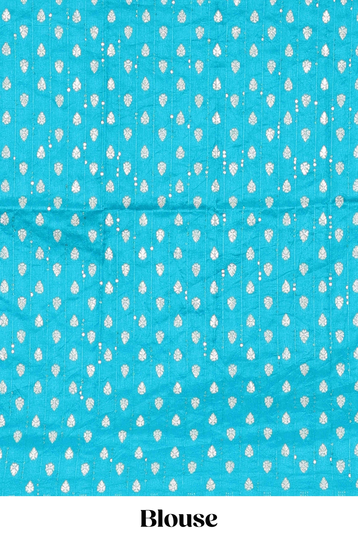 Pink moss chiffon saree featuring bandhani design, zari border, contrast blouse and printed pallu