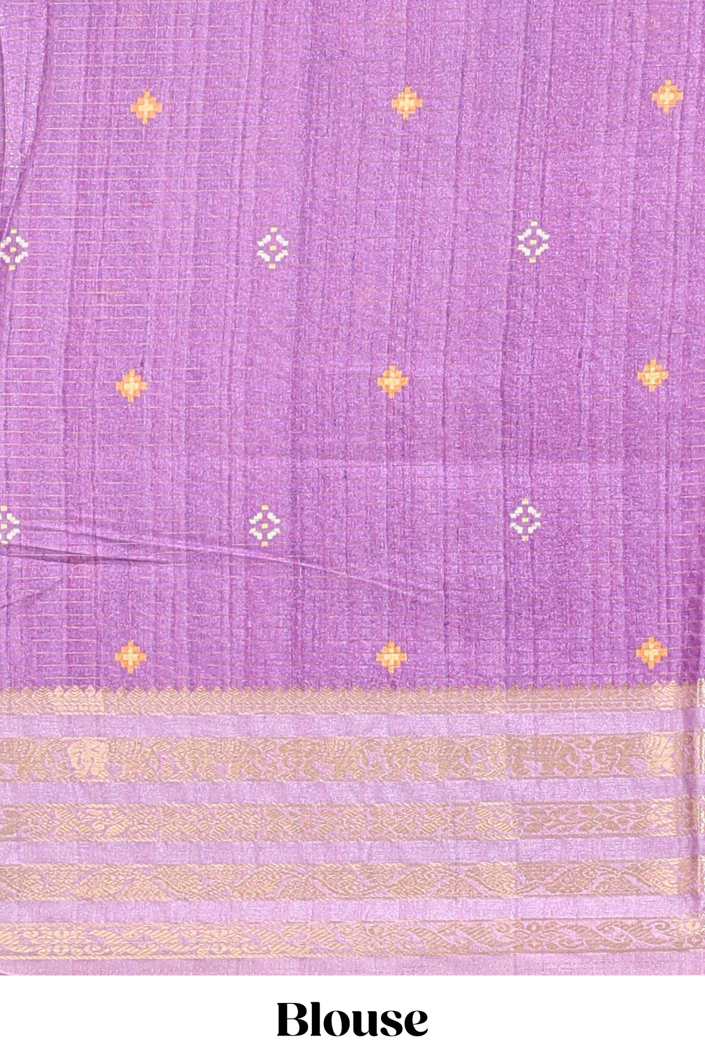 Orange striped pichwai motifs dola silk saree with contrast zari border and blouse