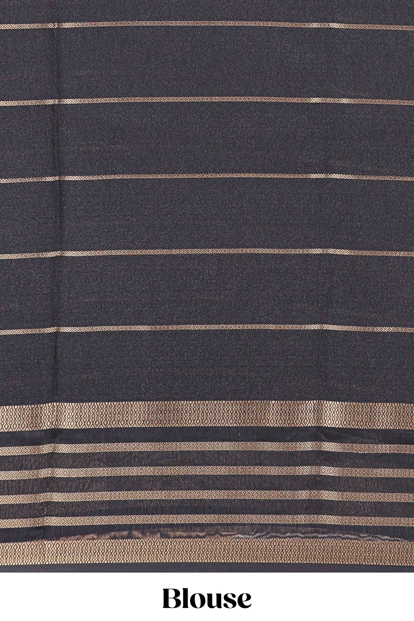 Grey marsh georgette saree with shibori print with gold zari stripes and contrast kalamkari style  peacock pallu