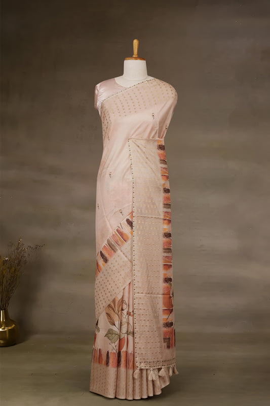 Sandal Tussar Sarees