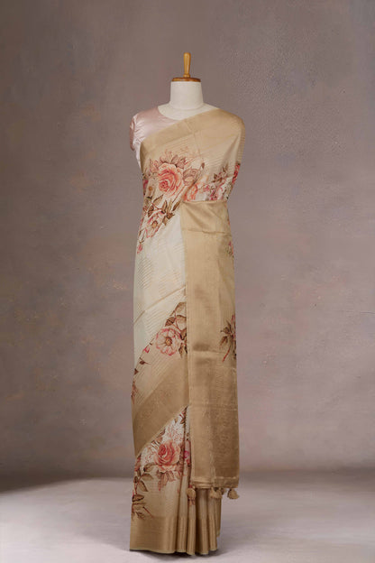 Sandal Tussar Sarees
