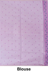 Lavender South Cotton Flower Design With Border less