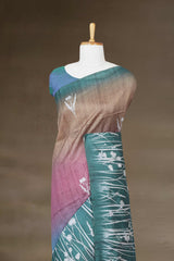Tussar Sarees Milk Print Border&nbsp;