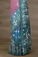 Tussar Sarees Milk Print Border&nbsp;
