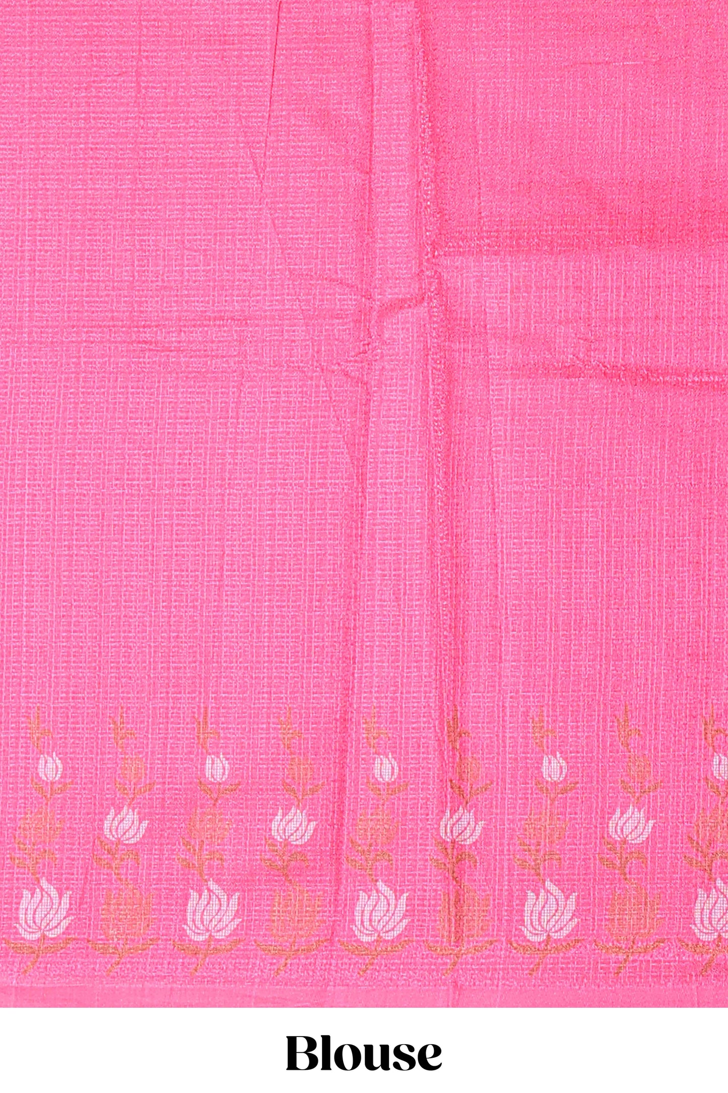 Brown floral design motifs tussar sarees with contrast floral print border and printed pallu