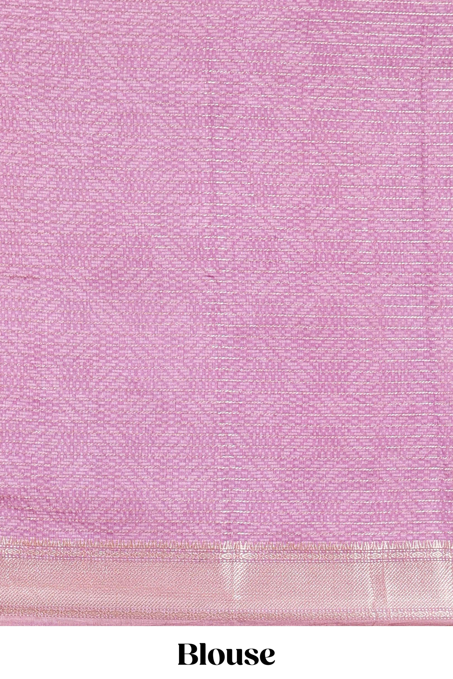 Turquoise blue assam silk saree with geometric print body, contrast zari border, and zari stripe pallu