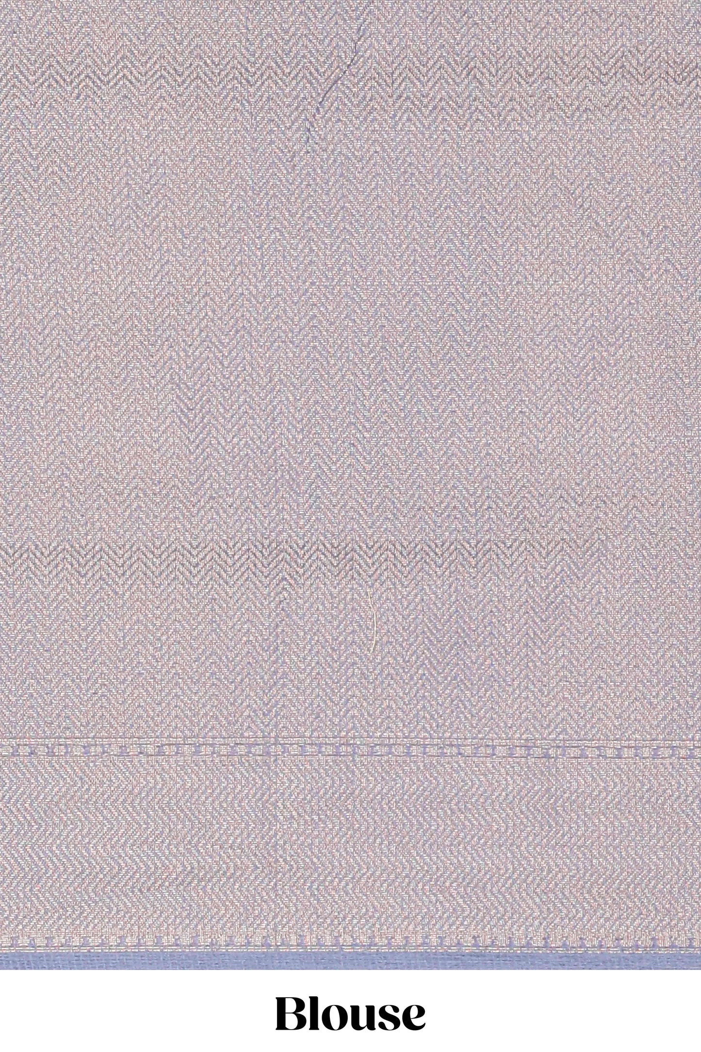 Lavender geometric diamond design kota cotton saree with striped pallu and zari border