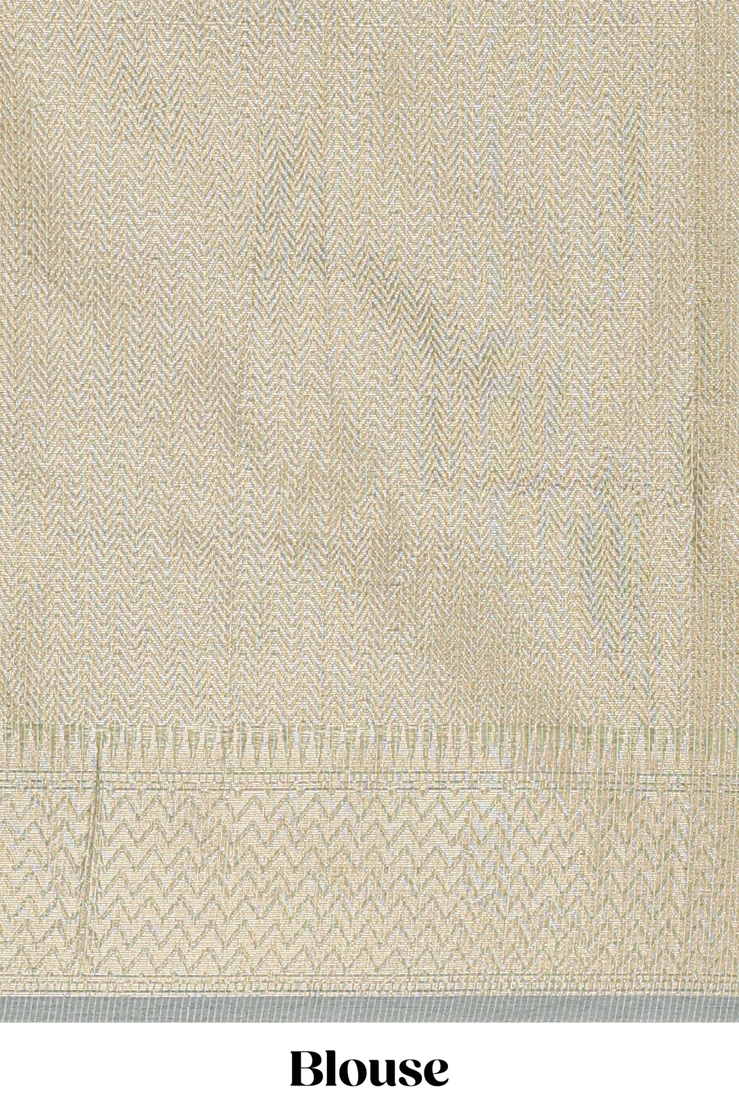 Green geometric zari weaving kota cotton saree with zig zag zari border and pallu