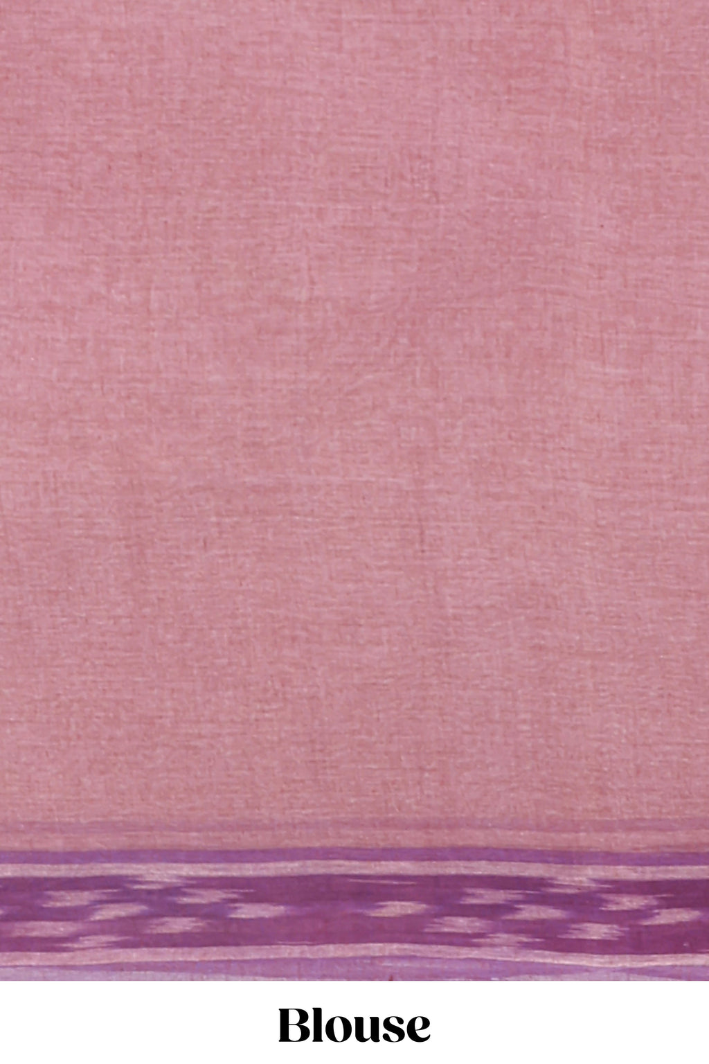 Rosy plum butta design bengal cotton saree with contrast border and matching striped pallu