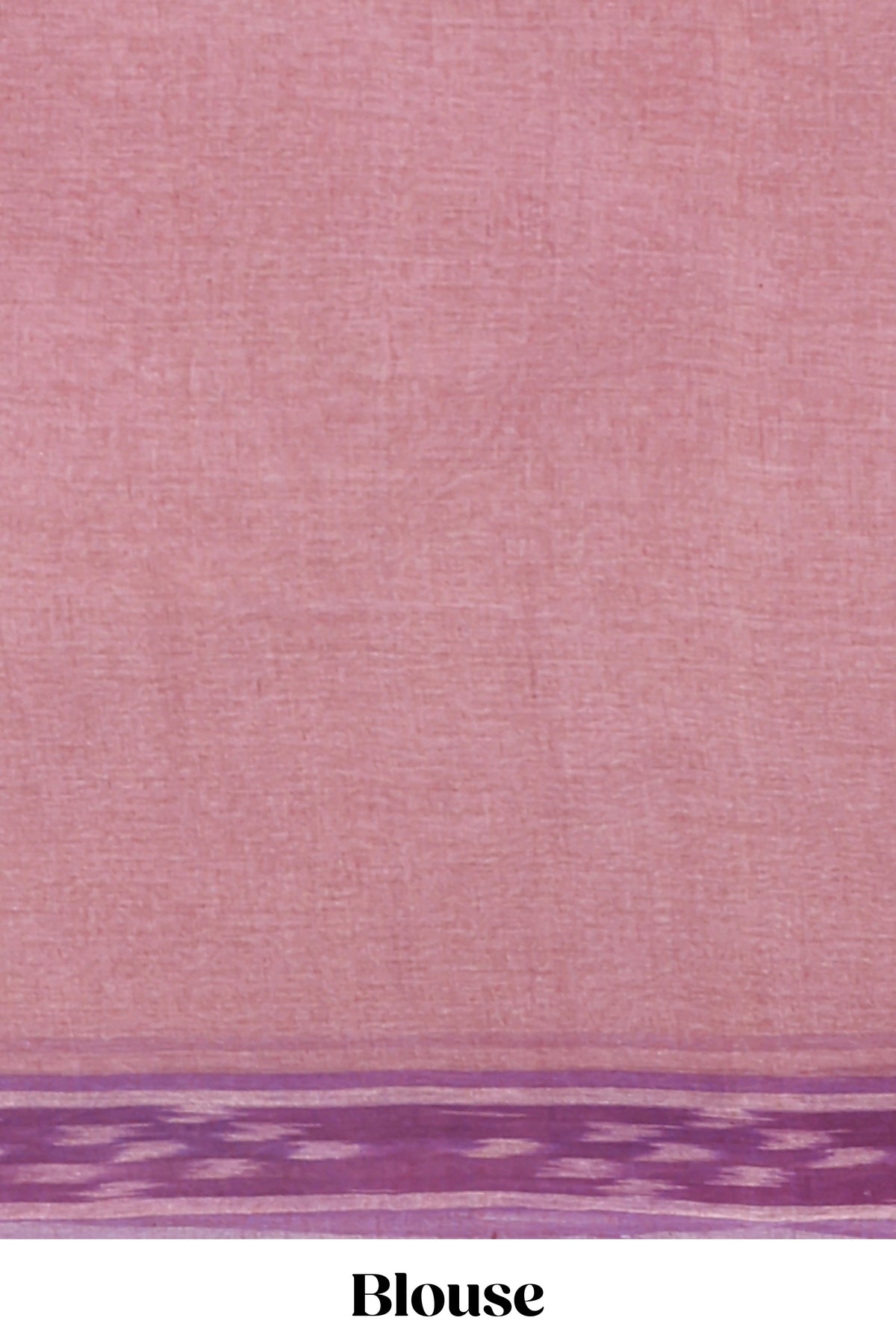 Rosy plum butta design bengal cotton saree with contrast border and matching striped pallu