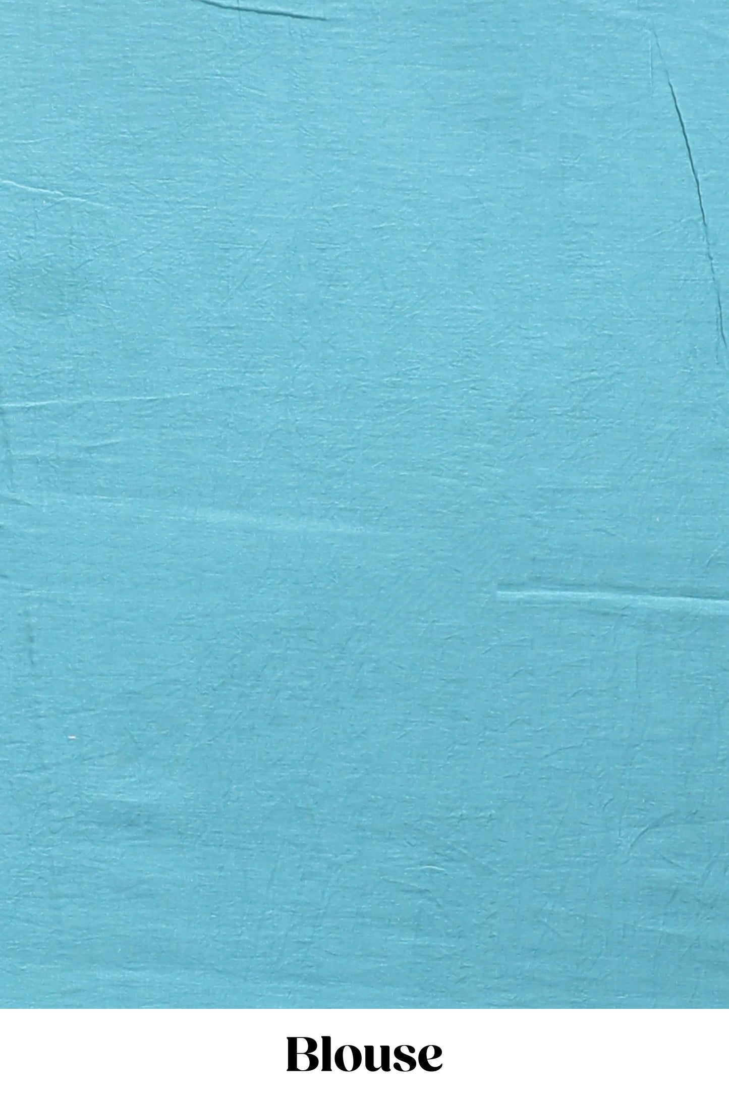 Blue and mauve shibori print mul mul cotton saree with scallop border and matching blouse