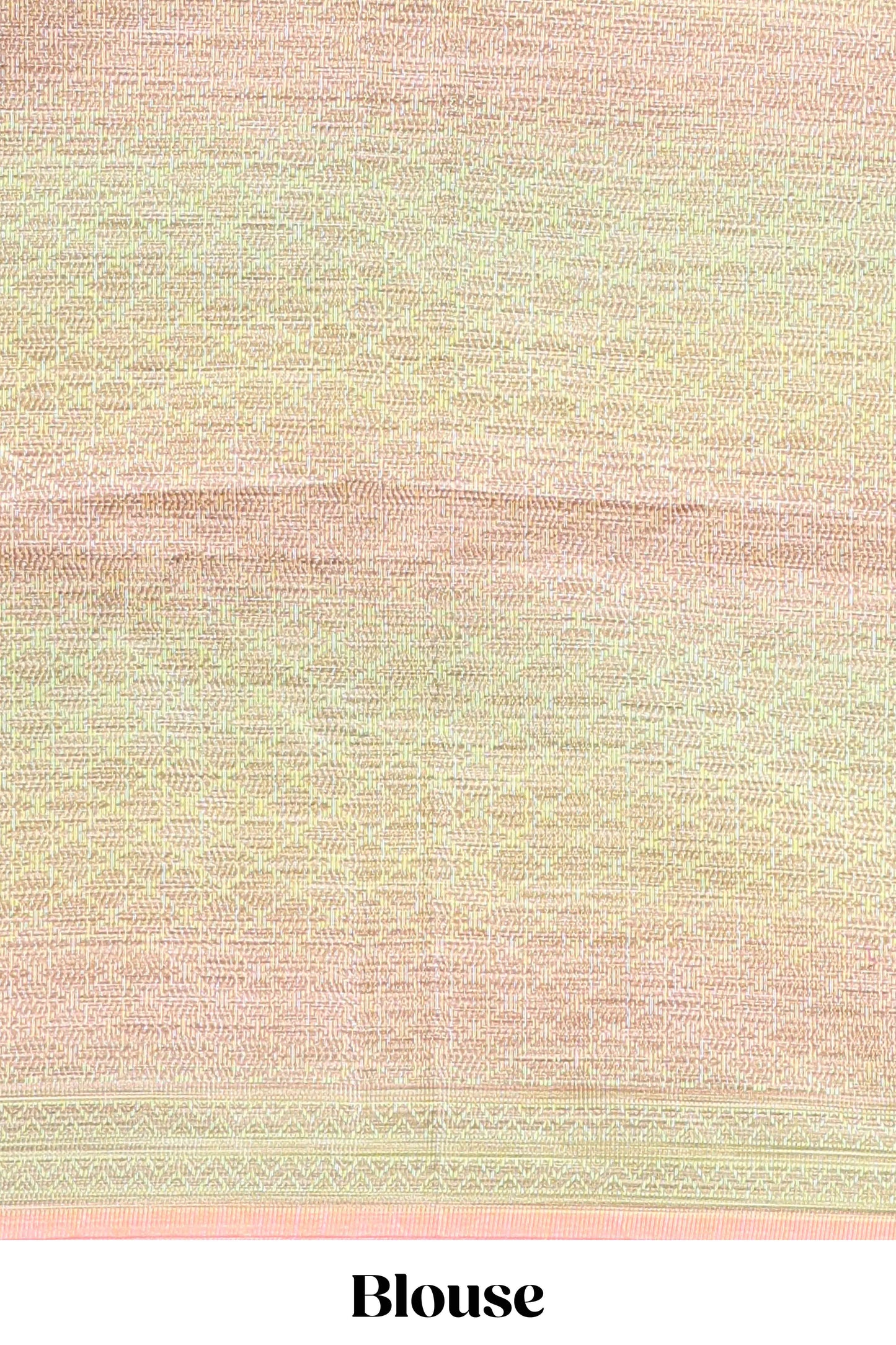 Multi color geometric pattern kota cotton saree with floral zari border and jacquard design blouse