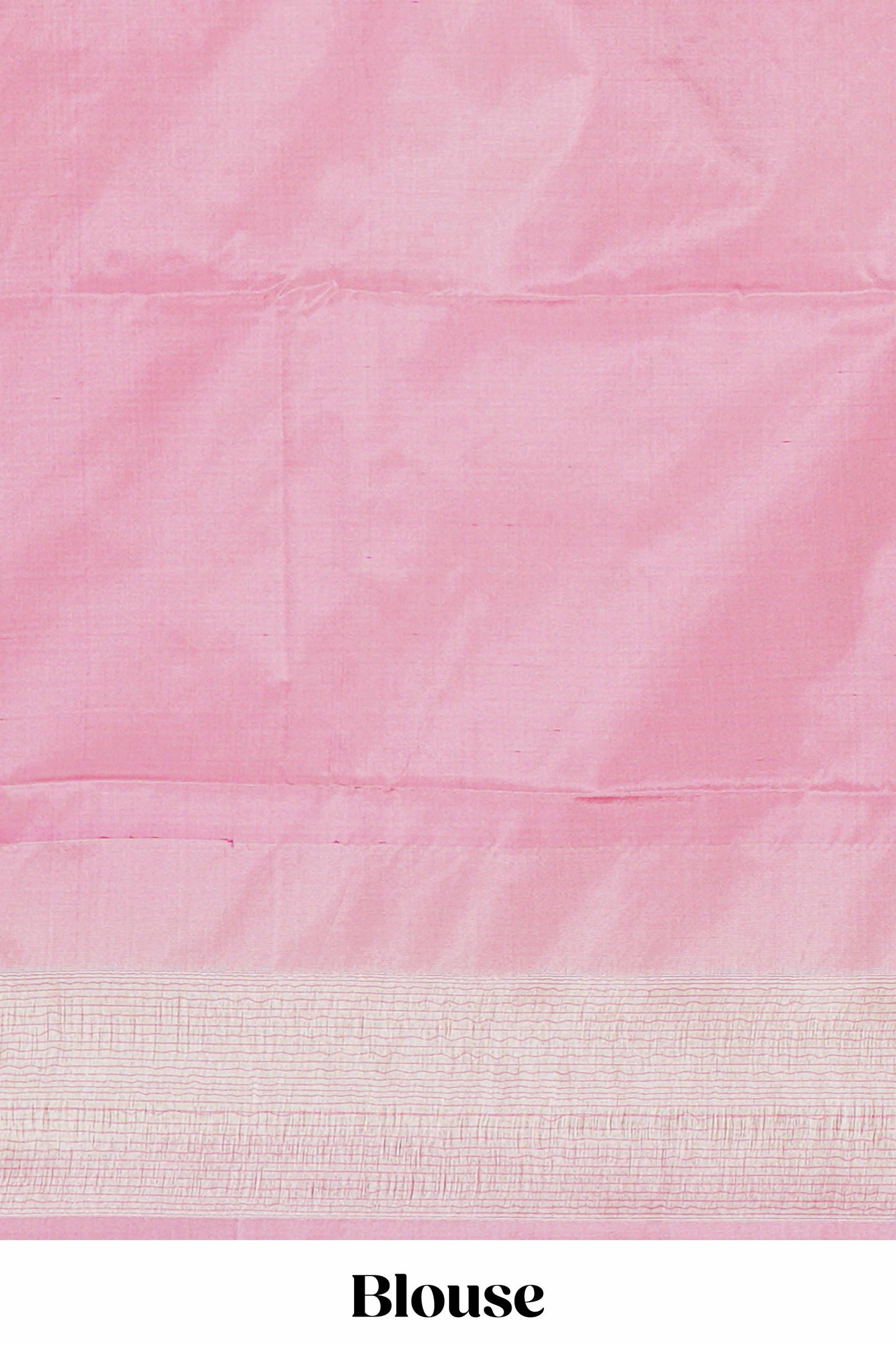 Sandal checked semi soft silk vaira oosi saree with contrast striped pallu and blouse