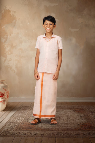 BOYS DHOTI SHIRT SET Image 1