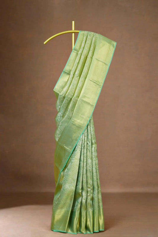 Green Pure Tissue Silk