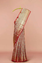Red Pure Tissue Silk