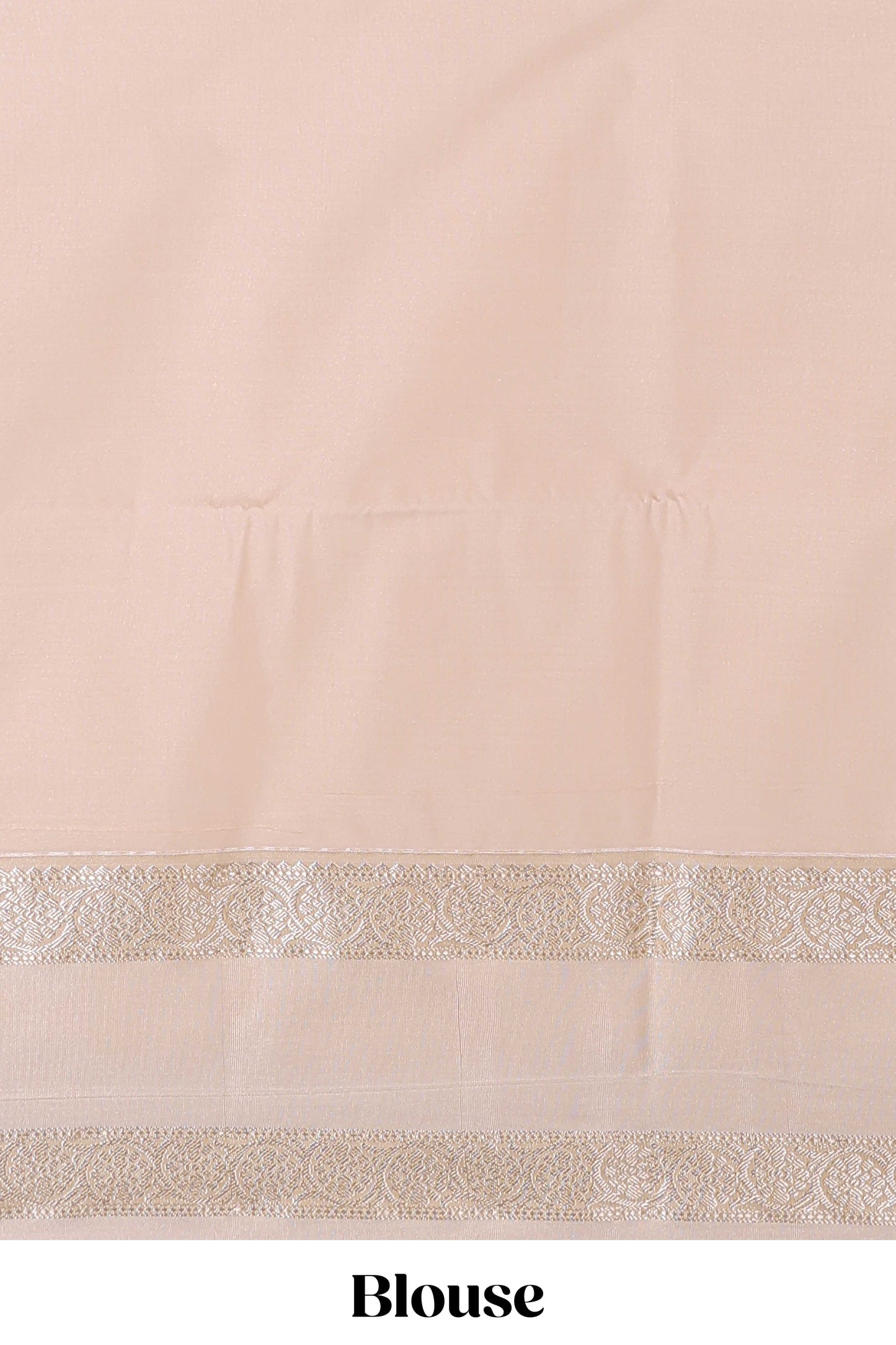 Blue checked zari butta semi soft silk saree with contrast border and pallu