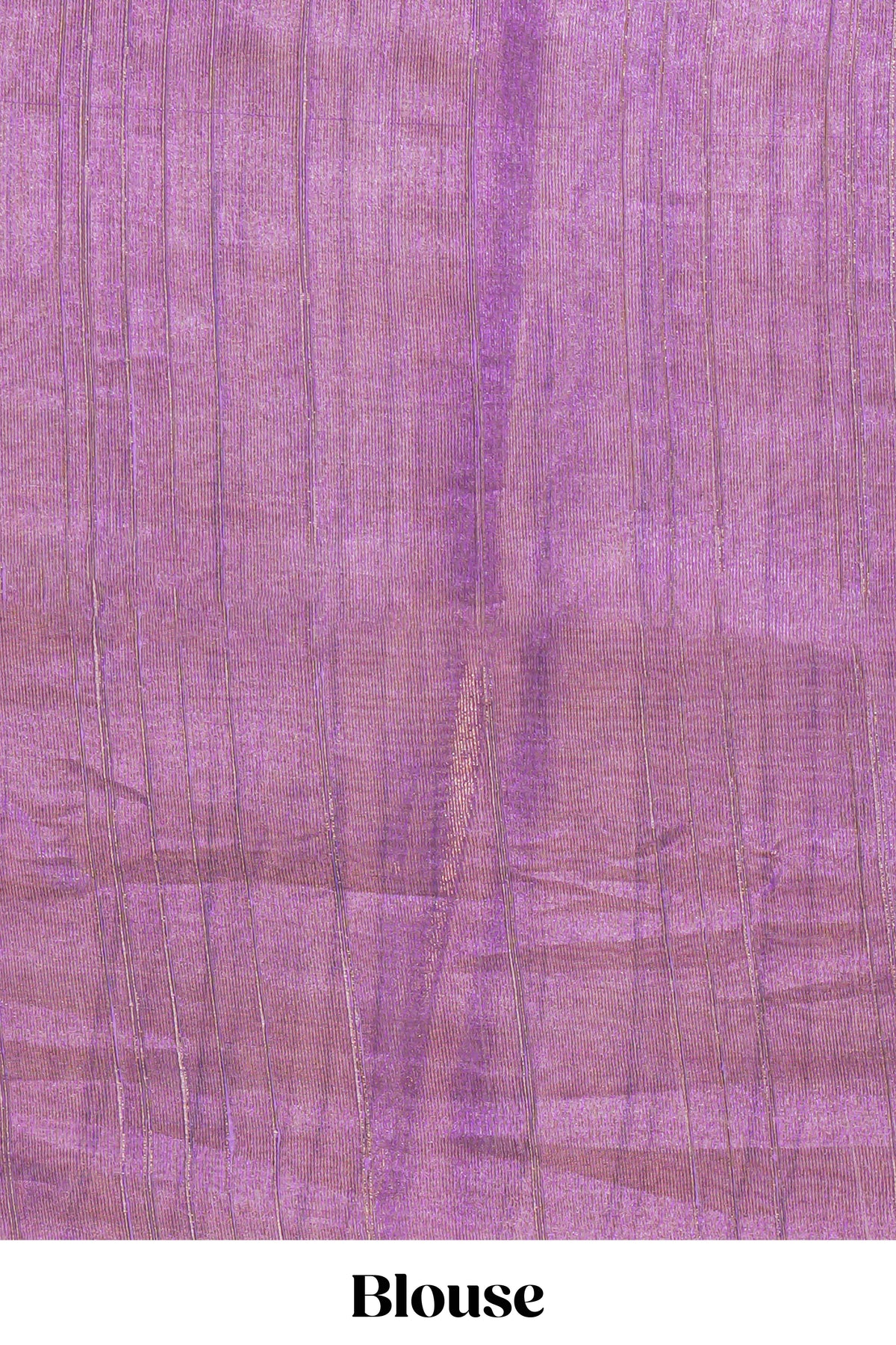 Violet warli printed semi tussar saree with contrast warli printed pallu and matching blouse