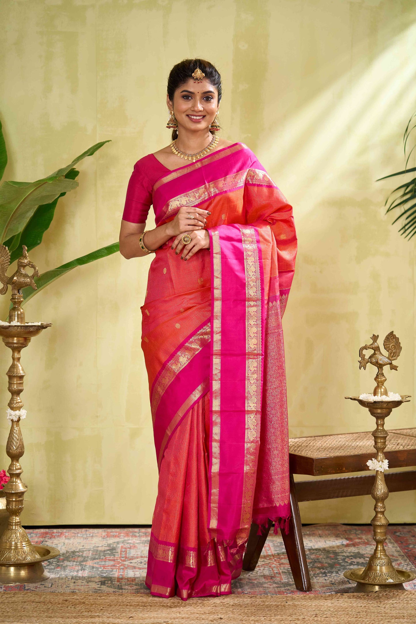 Kanchipuram Vaira Oosi And Checks