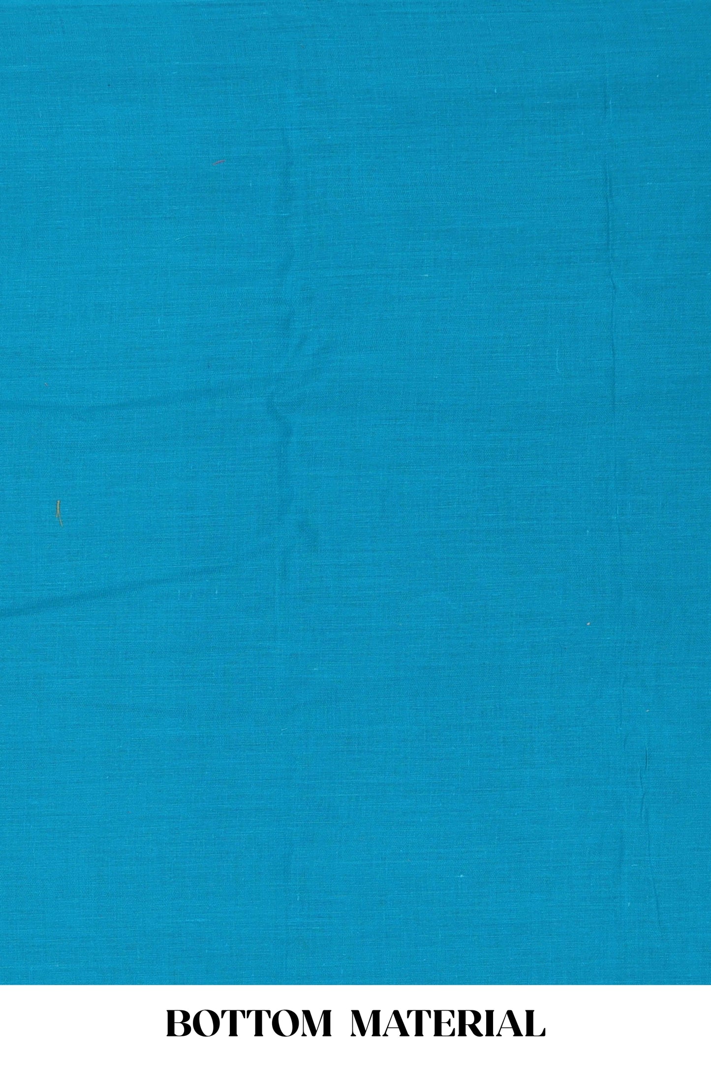 Blue cotton embroidered chudidhar material with floral design bottom and dual shade dupatta