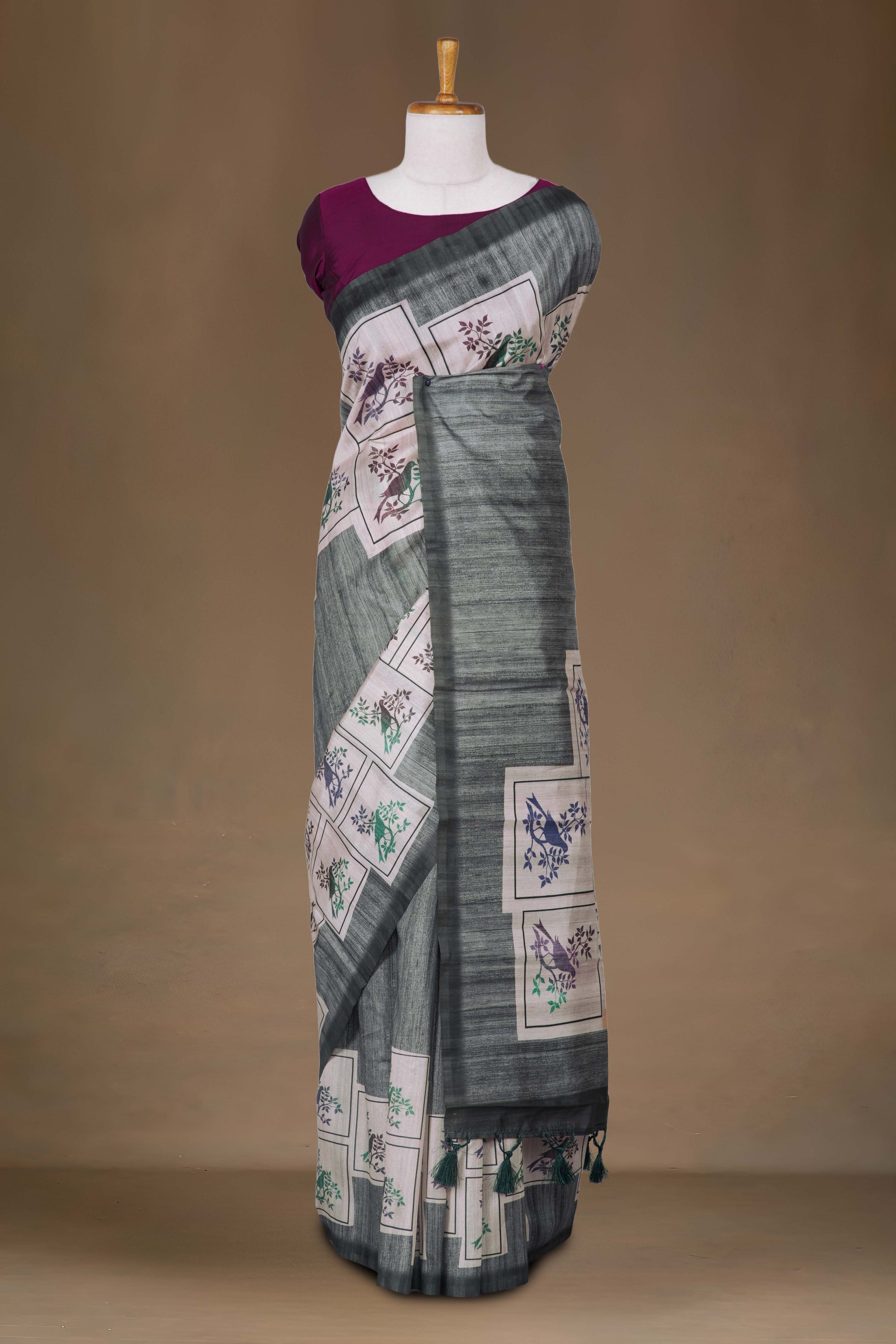 Tussar Cotton