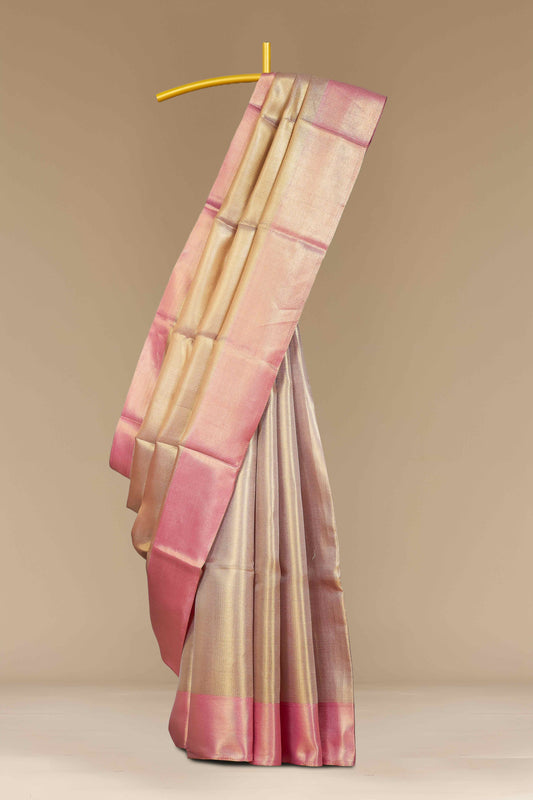 Pink Tissue Sarees