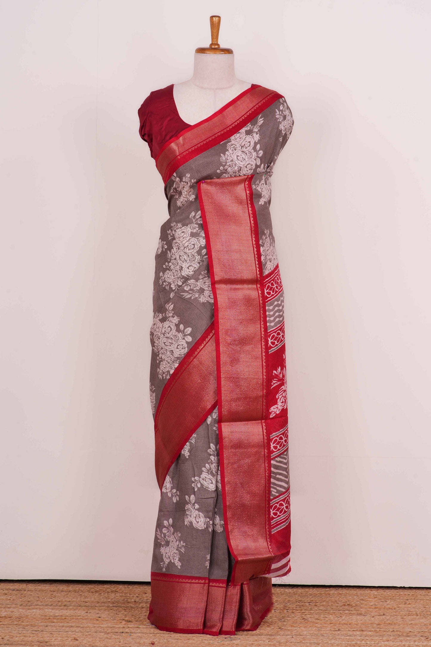 Brown Dola Silk