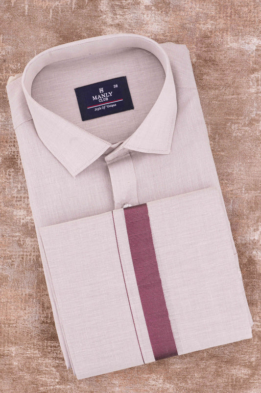 Mens Dhoti Shirt Set