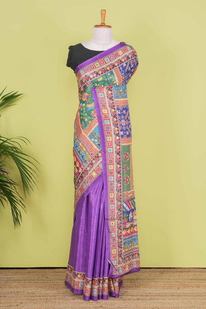 Rajasthani Mirror Work Saree