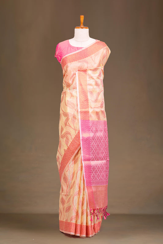 Linen Tissue Sarees