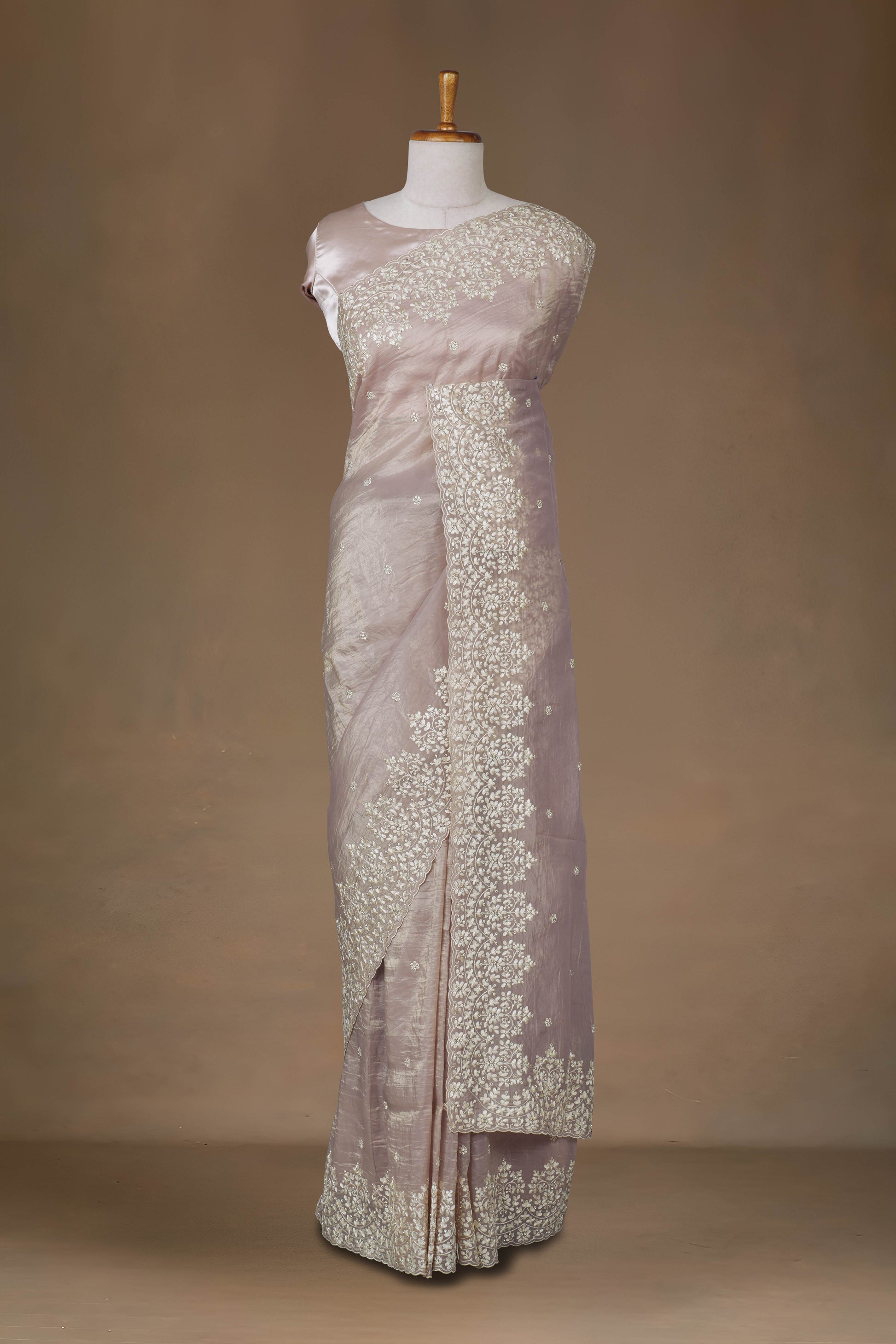 Sandal Designer Sarees