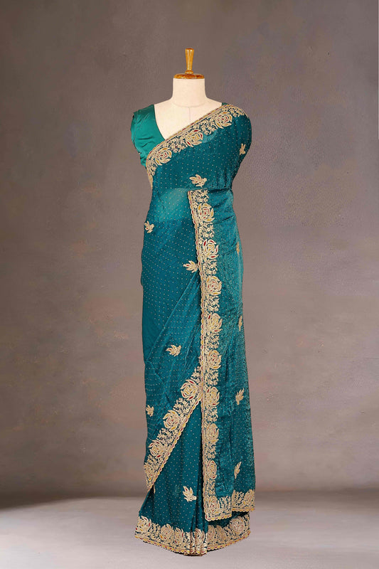 Blue Designer Sarees