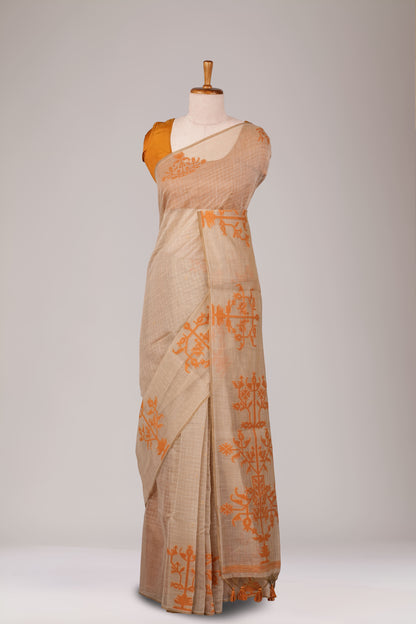 Yellow Khadi Cotton